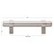 Gliderite Hardware 3 in. Center to Center Satin Nickel Solid Steel Bar Pull - 4005-76-SS 4005-76-SS-1 - alternate 4